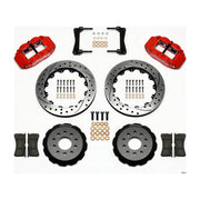 Wilwood Wilwood Narrow Superlite 6R Front Hat Kit 13.06in Drill Red 2005-2014 Mustang