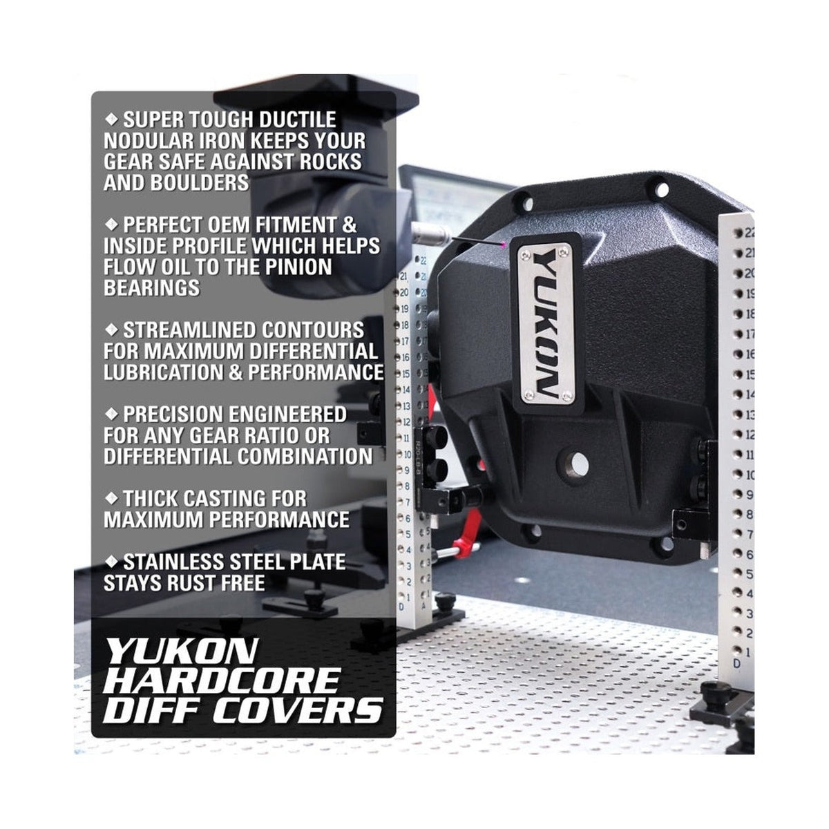 Yukon Gear & Axle Yukon Gear Hardcore Diff Cover for 8.8in Ford