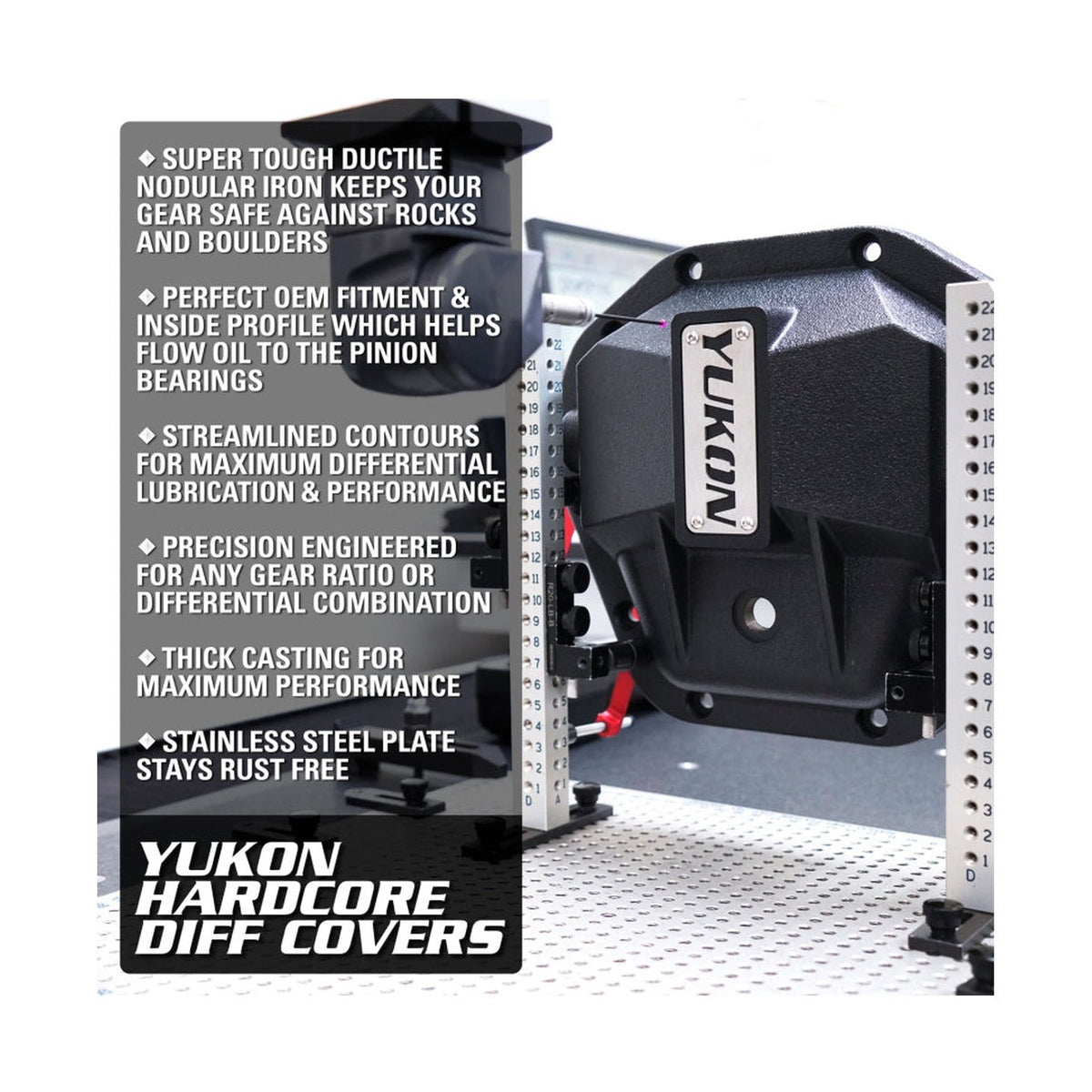 Yukon Gear & Axle Yukon Gear 97-17 Ford E150 9.75in Rear Differentials Hardcore Cover