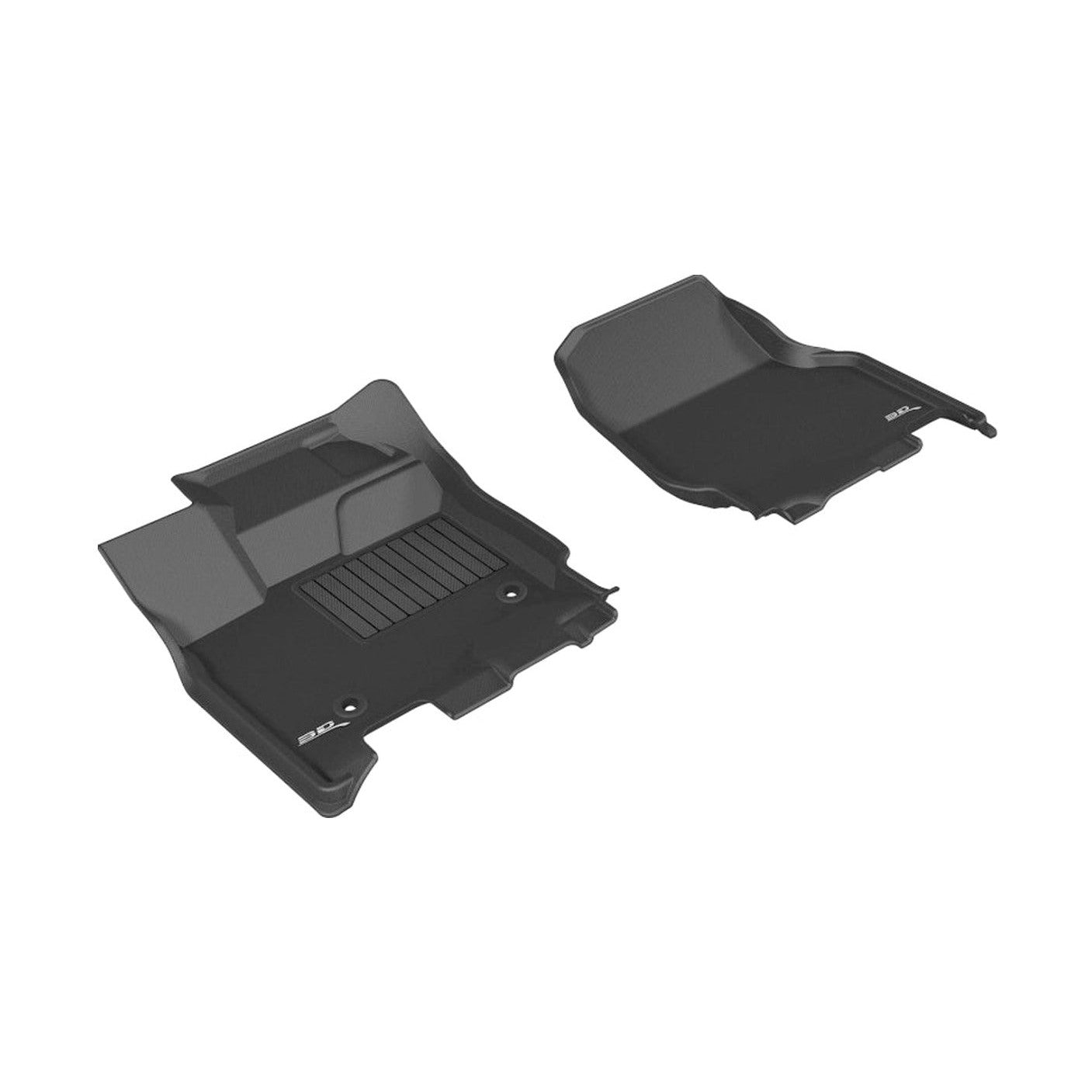 3D MAXpider 3D MAXpider 2015-2020 Ford F-150 SuperCab/SuperCrew Kagu 1st Row Floormat - Black
