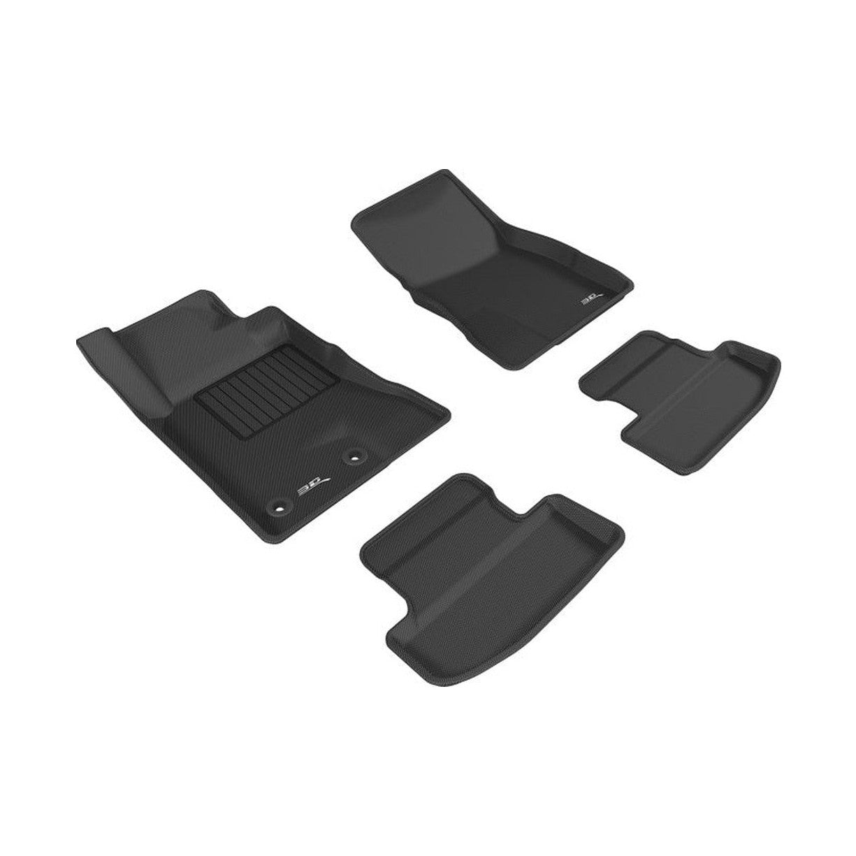 3D MAXpider 3D MAXpider 15-26 Ford Mustang Kagu Black Full Set (2 EYELETS)
