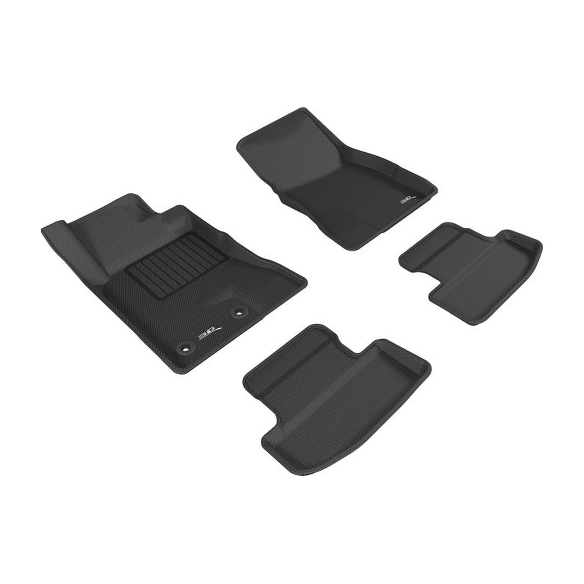 3D MAXpider 3D MAXpider 15-26 Ford Mustang Kagu Black Full Set (2 EYELETS)