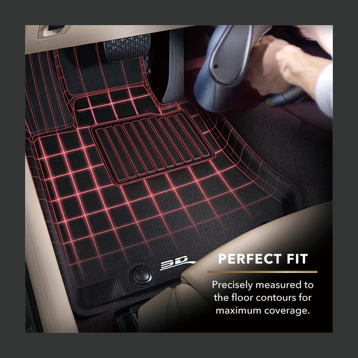 3D MAXpider 3D MAXpider 15-26 Ford Mustang Kagu Black Full Set (2 EYELETS), installed