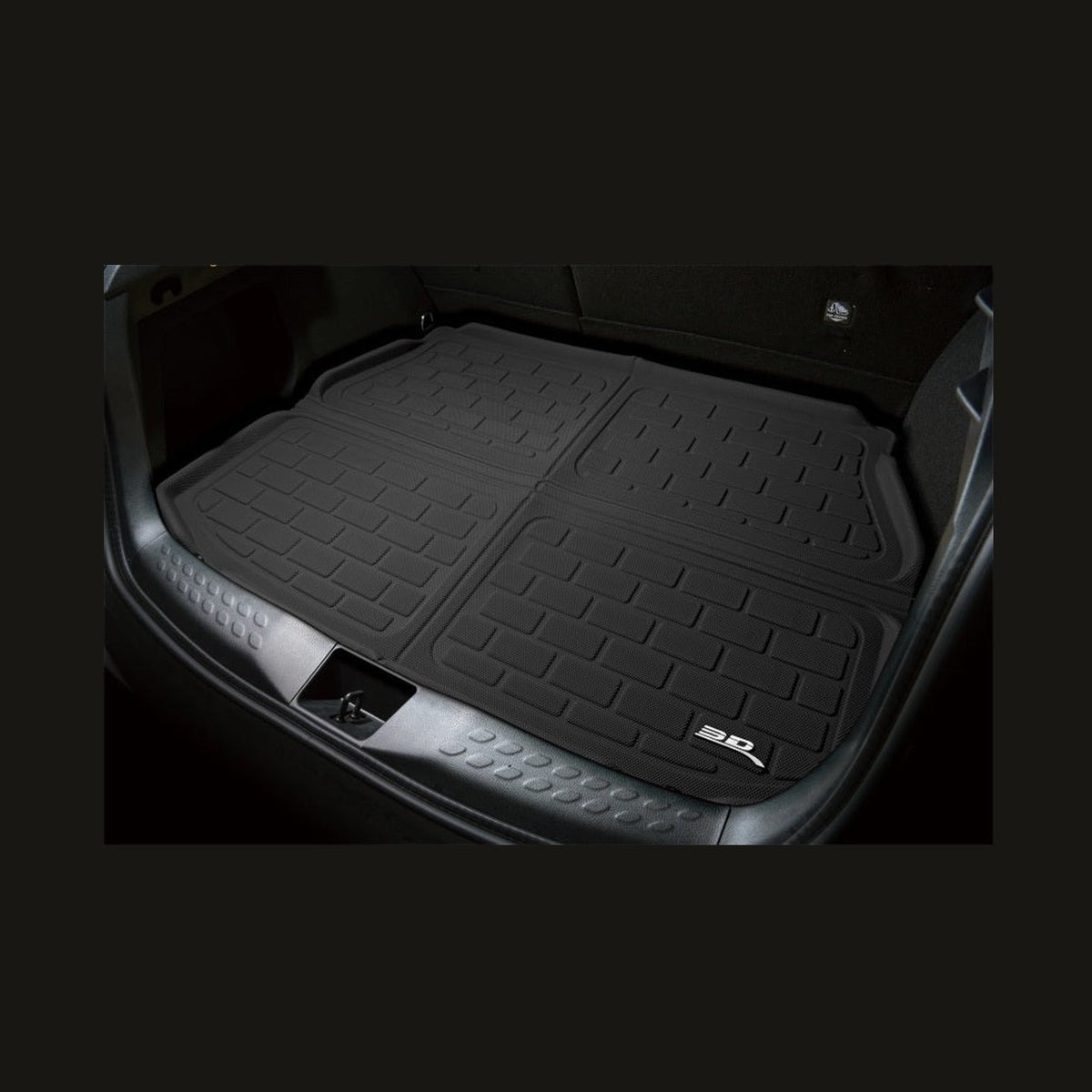 3D MAXpider 3D MAXpider 15-23 Ford Mustang Kagu Cargo Liner - Black, installed