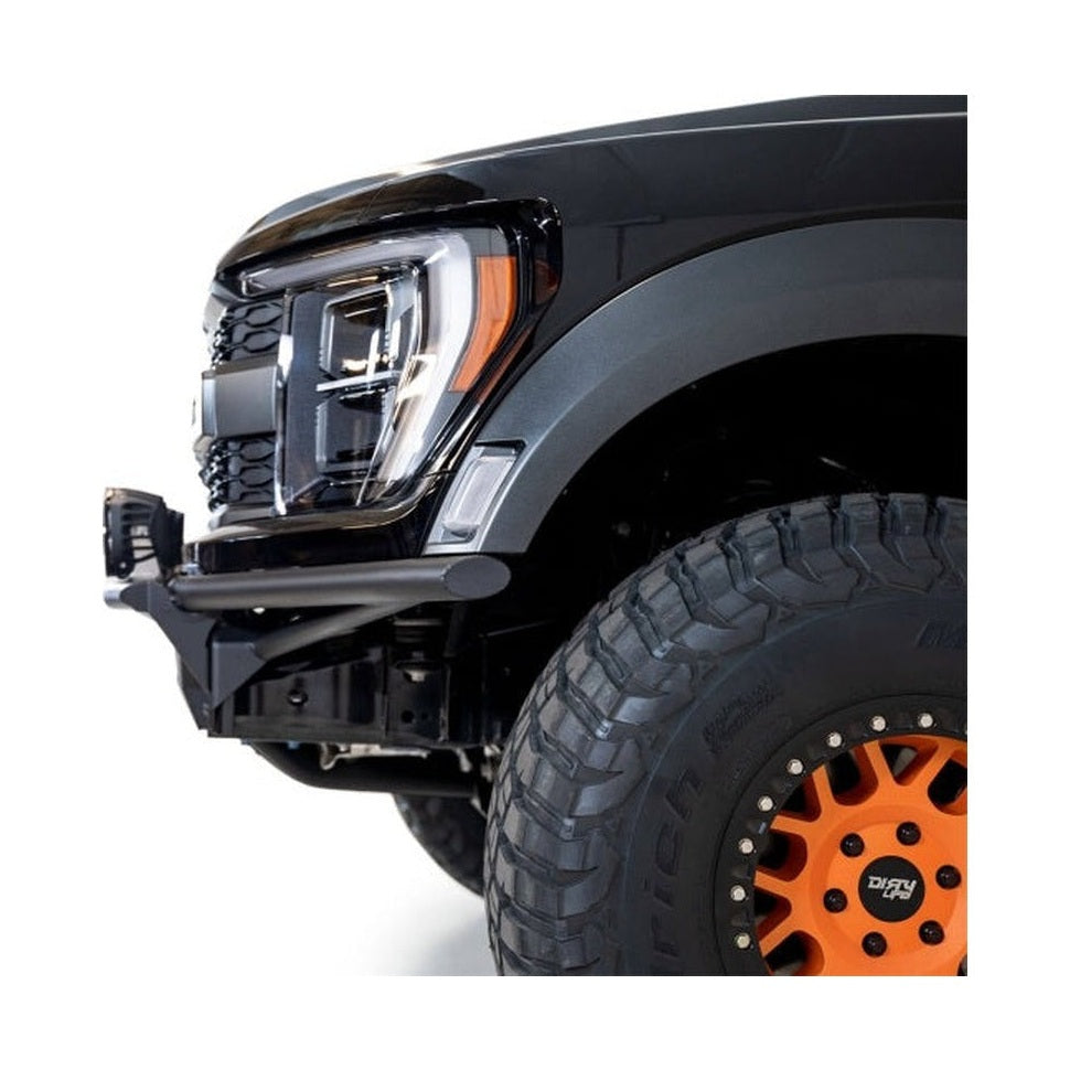 Addictive Desert Designs Addictive Desert Designs 21-22 Ford Raptor PRO Bolt-On Add-On Light Hoop (Req F218102070103), installed