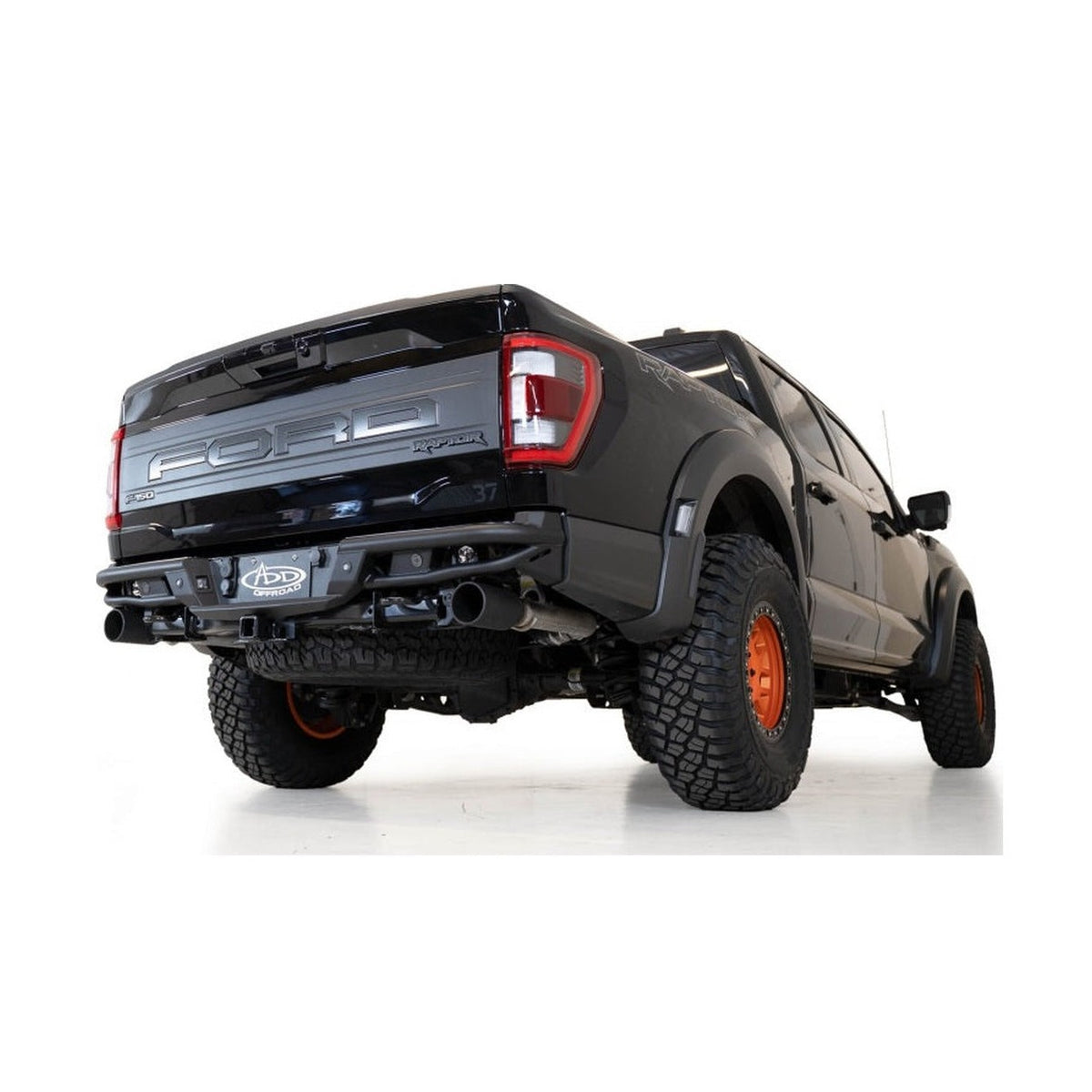 Addictive Desert Designs Addictive Desert Designs 21-22 Ford Raptor PRO Bolt-On Rear Bumper, installed