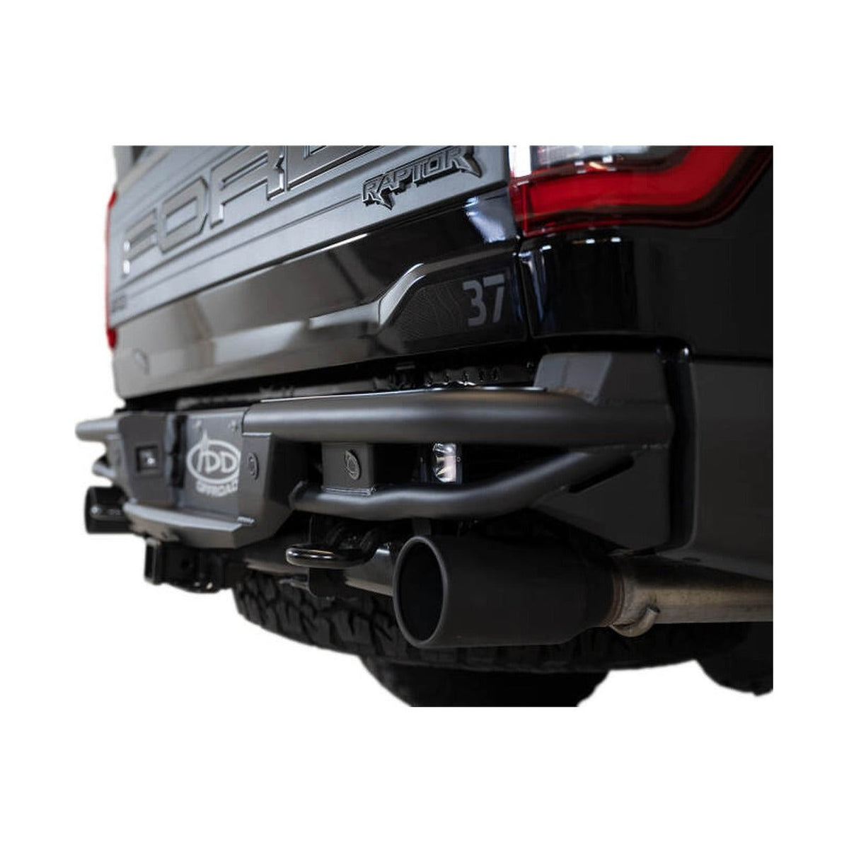 Addictive Desert Designs Addictive Desert Designs 21-22 Ford Raptor PRO Bolt-On Rear Bumper, installed
