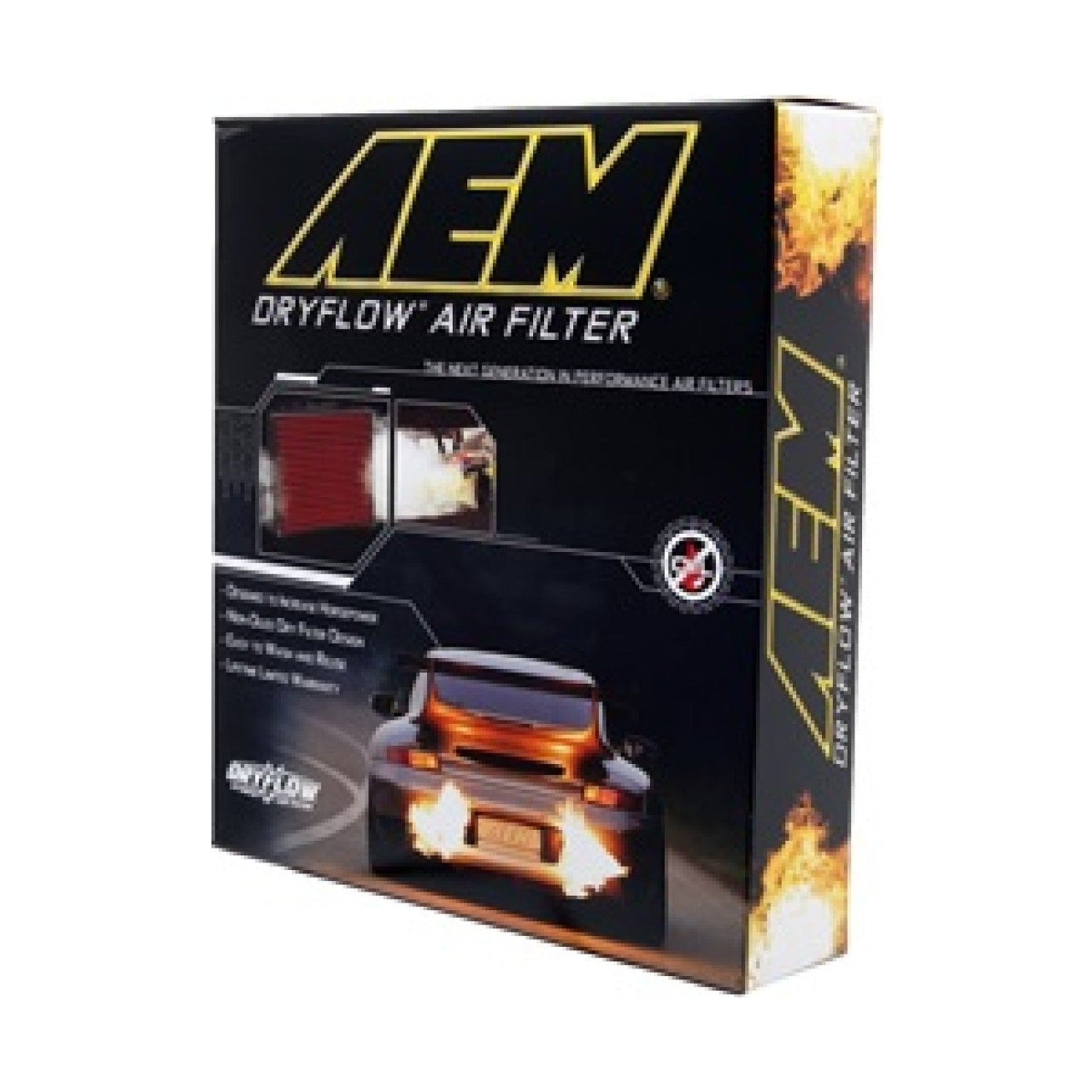 AEM Induction AEM 08-10 F150/250/350 / 07-10 Expedition 10.5in O/S L x 9.875in O/S W x 2.188in H DryFlow Filter