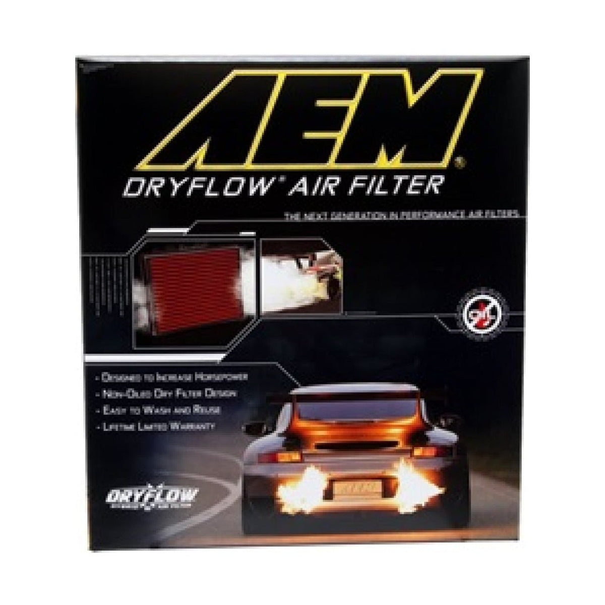 AEM Induction AEM 2015 Ford Mustang 2.3L/3.7L/5.0L Dryflow Air Filter