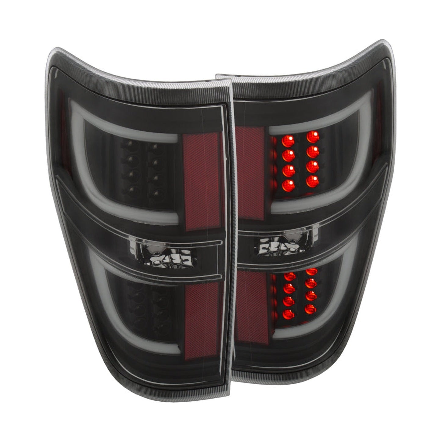 ANZO ANZO 2009-2013 Ford F-150 LED Taillights Black