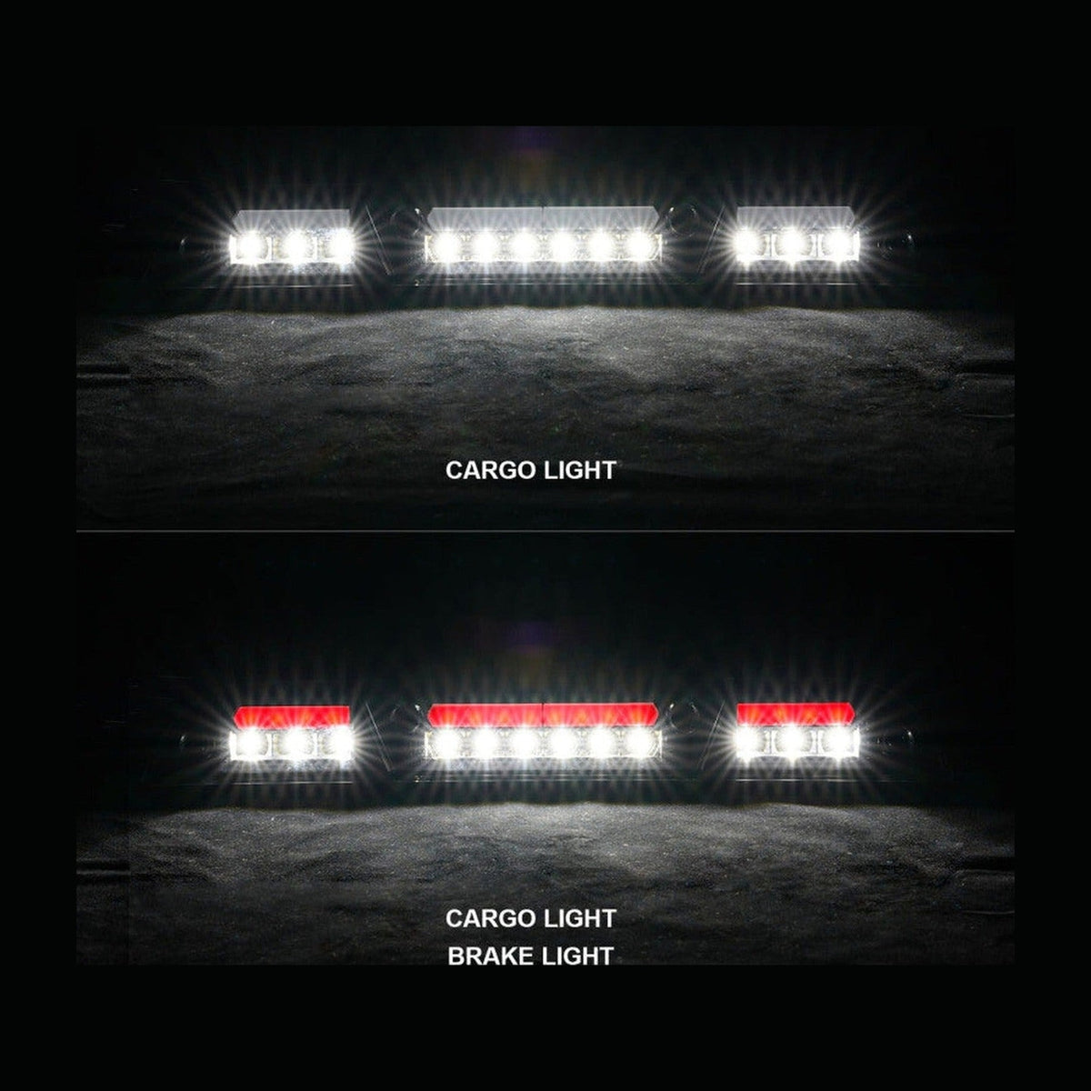 ANZO ANZO 15-20 Ford F-250 - F-550 LED Third Brake Light - Black Housing/Clear Lens