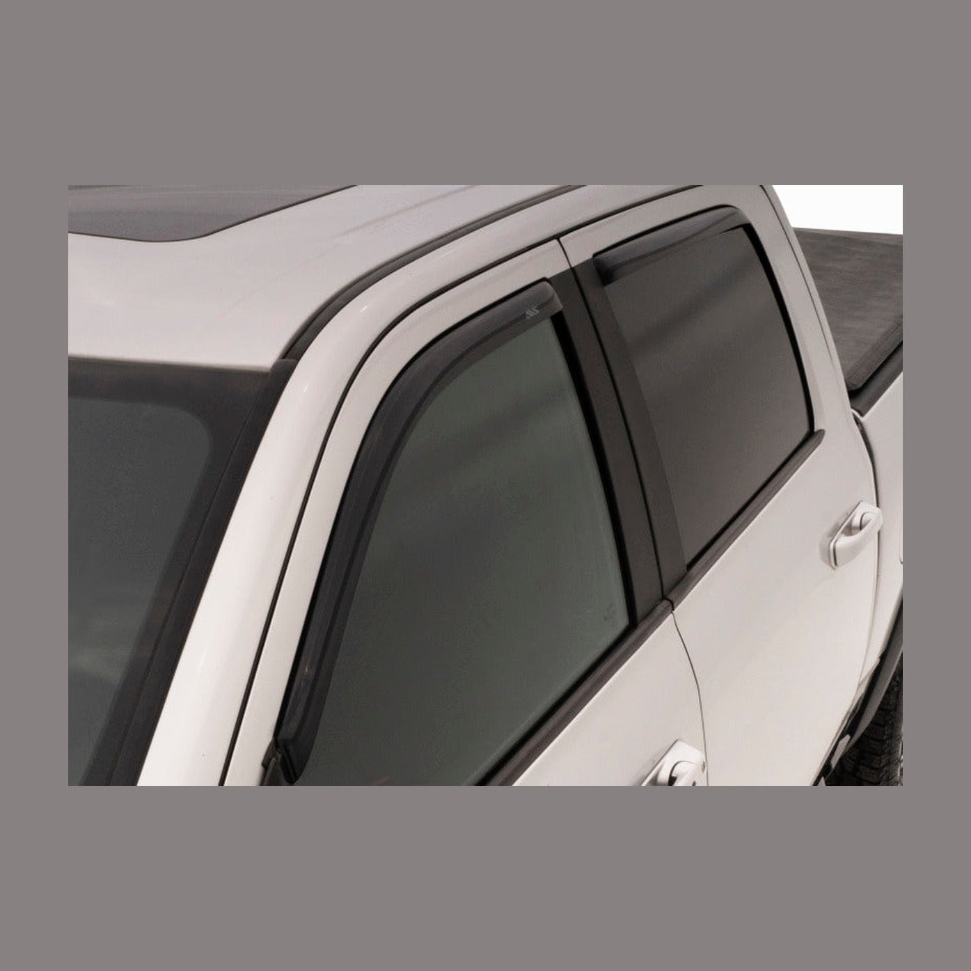 AVS AVS 04-14 Ford F-150 Supercab Ventvisor In-Channel Front & Rear Window Deflectors 4pc - Smoke