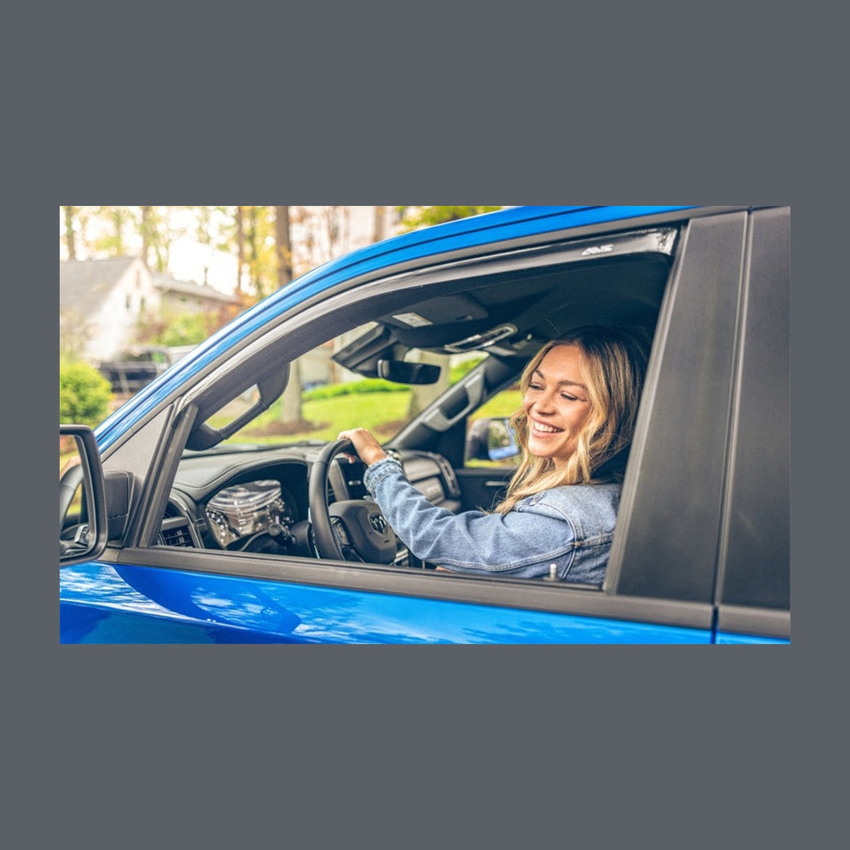 AVS AVS 04-14 Ford F-150 Supercab Ventvisor In-Channel Front & Rear Window Deflectors 4pc - Smoke, installed