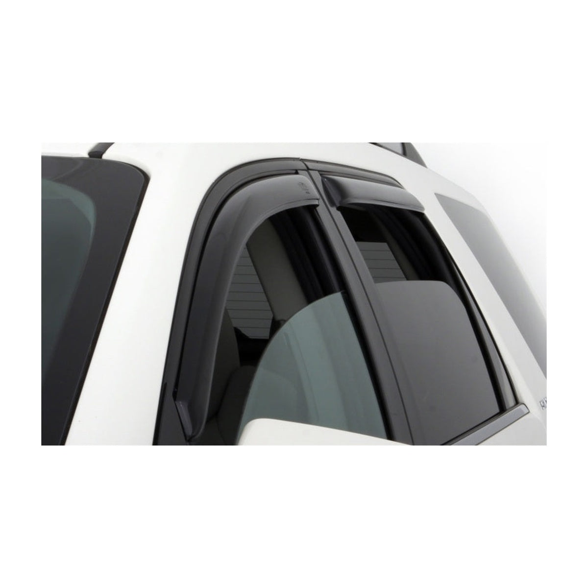 AVS AVS 04-14 Ford F-150 Supercab Ventvisor In-Channel Front & Rear Window Deflectors 4pc - Smoke, installed