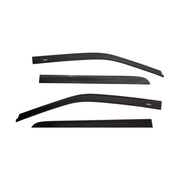 AVS AVS 15-18 Ford F-150 Supercrew Ventvisor In-Channel Front & Rear Window Deflectors 4pc - Smoke