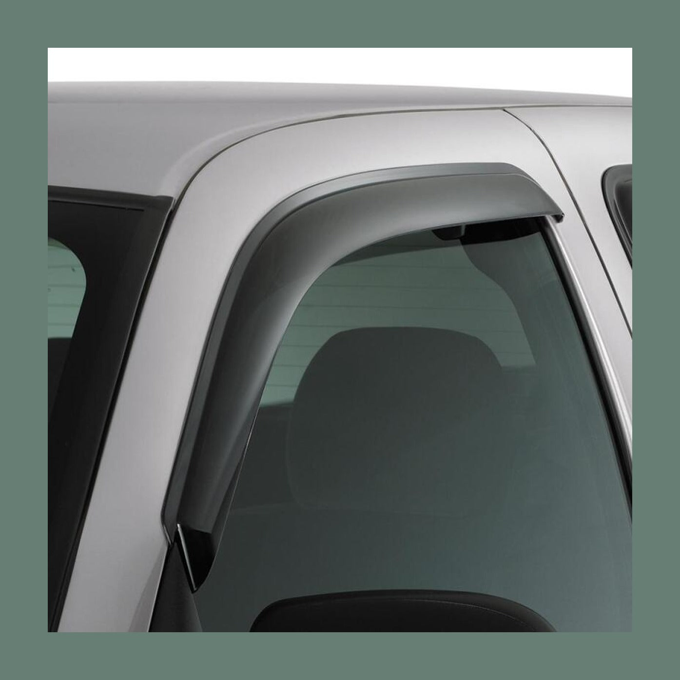 AVS AVS 15-18 Ford F-150 Standard Cab Ventvisor Outside Mount Window Deflectors 2pc - Smoke