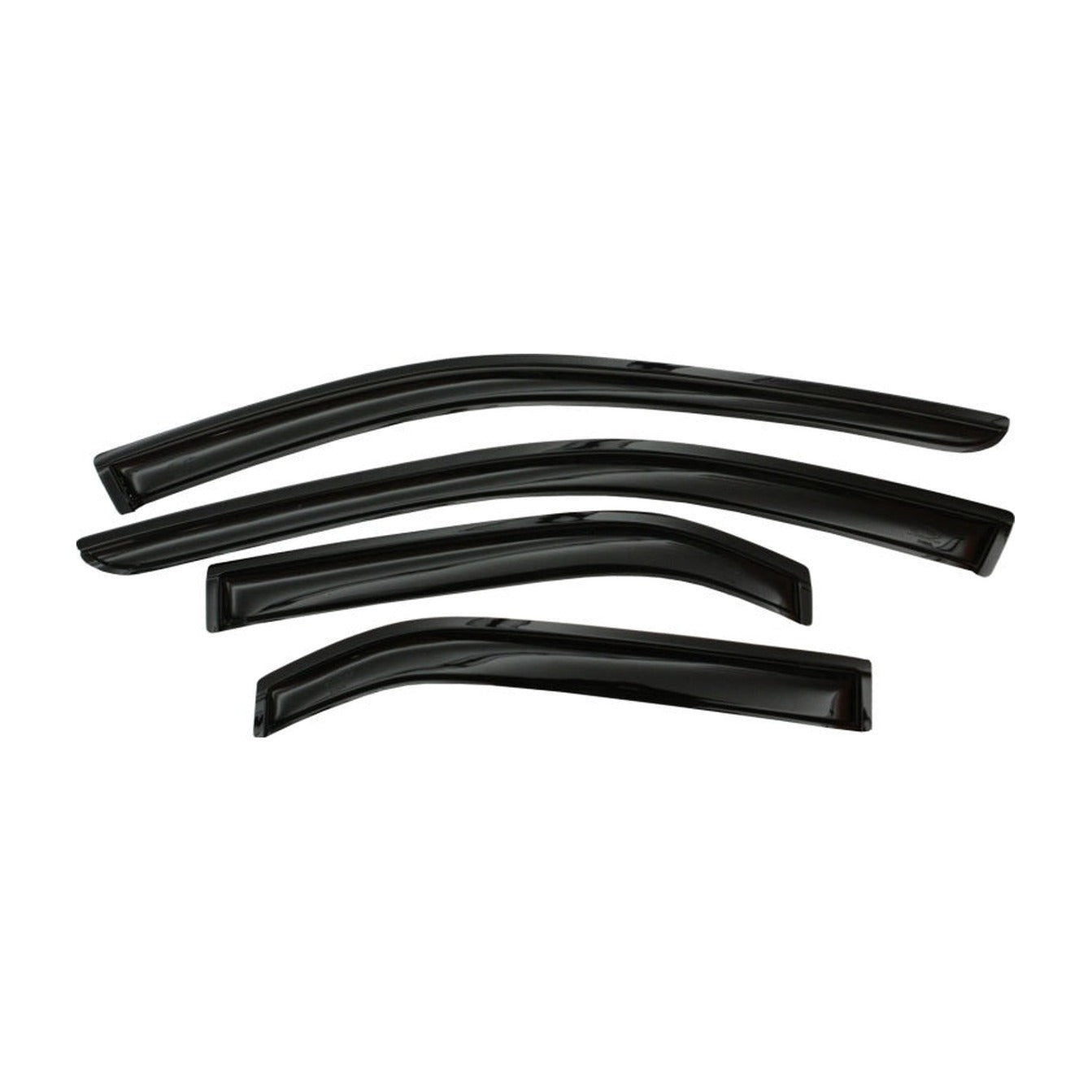 AVS AVS 15-18 Ford F-150 Supercab Ventvisor Outside Mount Window Deflectors 4pc - Smoke