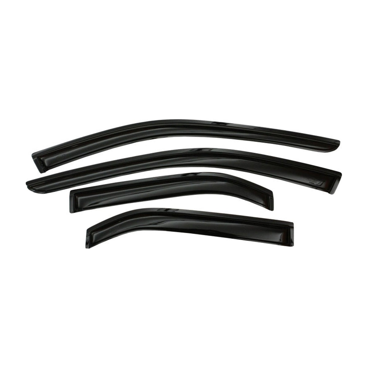 AVS AVS 15-18 Ford F-150 Supercab Ventvisor Outside Mount Window Deflectors 4pc - Smoke