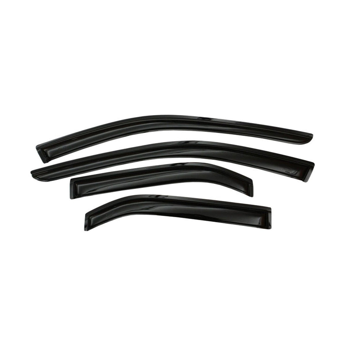 AVS AVS 15-18 Ford F-150 Supercrew Ventvisor Outside Mount Window Deflectors 4pc - Smoke