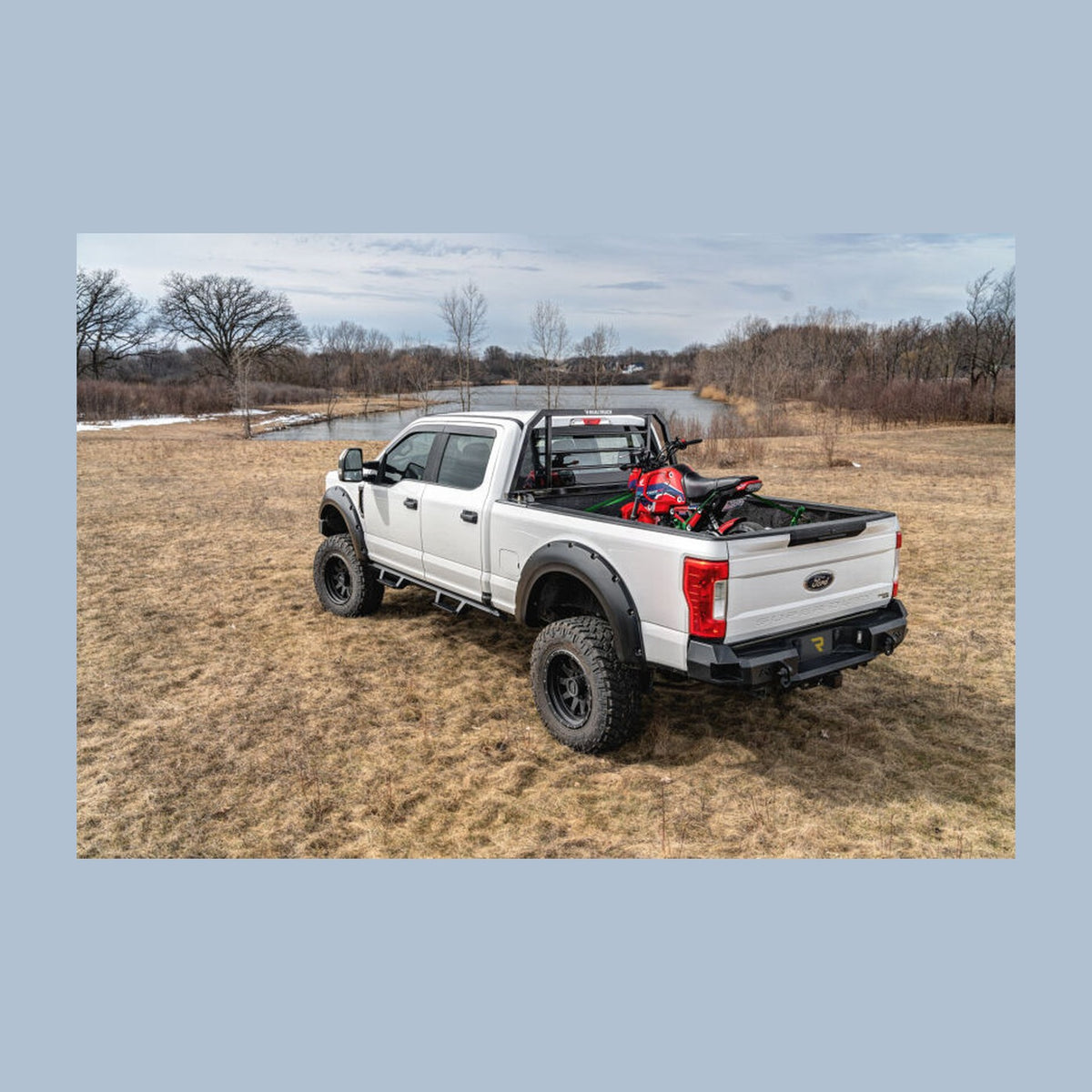 BackRack BackRack 08-23 Chevrolet Silverado 1500 / 04-23 Ford F-150 SRX Rack (Shortened) Frame Only Req. HW, installed
