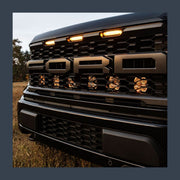 Baja Designs Baja Designs 2021+ Ford Raptor (Incl. 2024 R/37) Squadron Pro 2.0 Behind Grille Kit (MP) - Clear