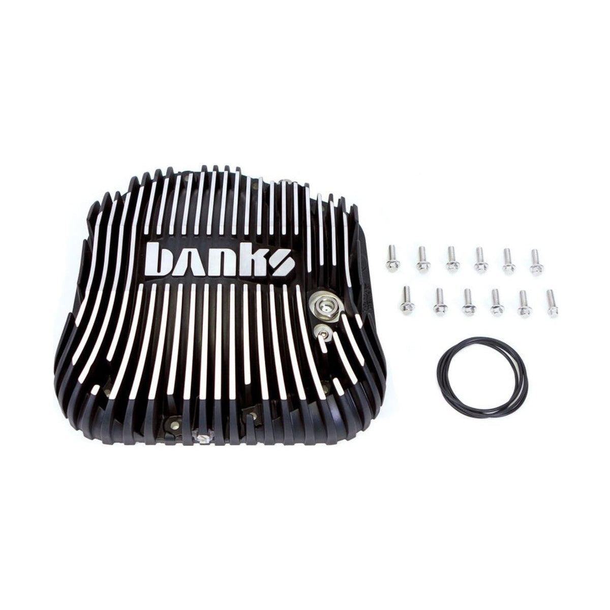 Banks Power Banks Power 85-19 Ford F250/ F350 10.25in 12 Bolt Black Milled Differential Cover Kit