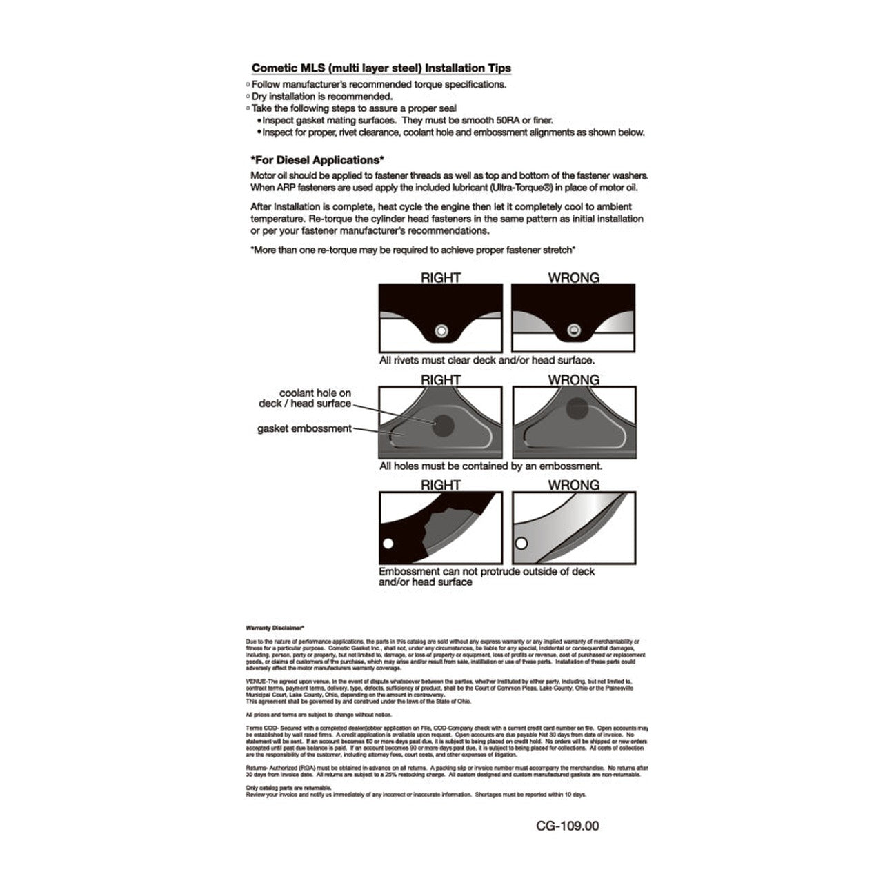 Installation Instructions