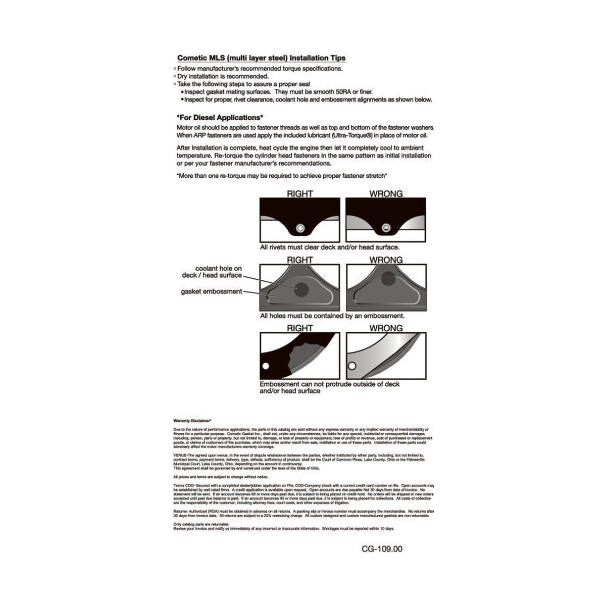 Installation Instructions
