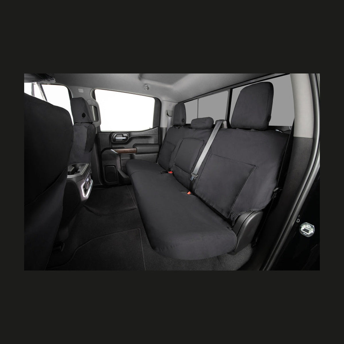 Covercraft Covercraft 19-24 Ford F-250 Polycotton SeatSaver Custom Second Row Seat Covers - Charcoal