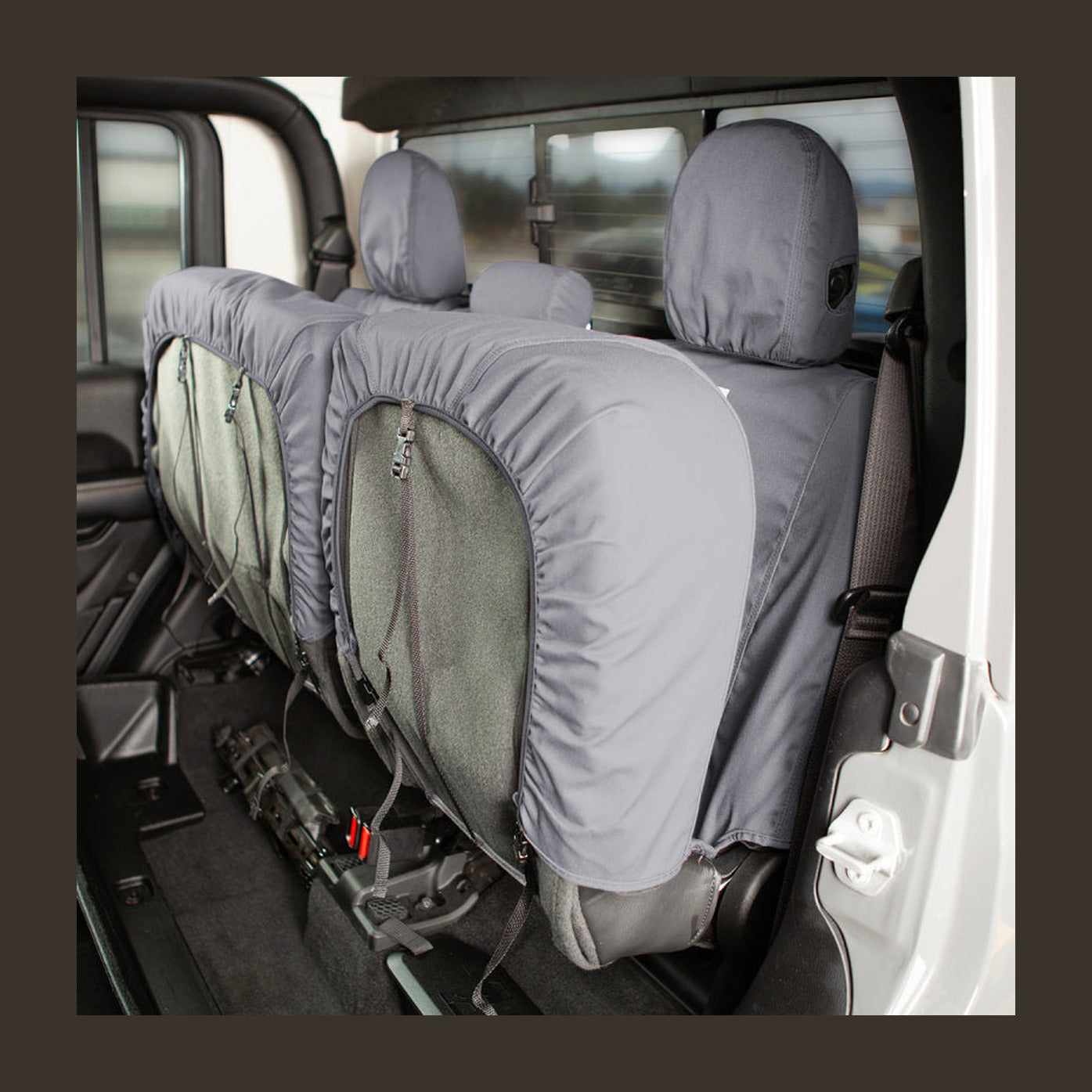 Covercraft Covercraft 21-24 Ford F-150 Carhartt SeatSaver Custom Front Row Seat Covers - Gravel