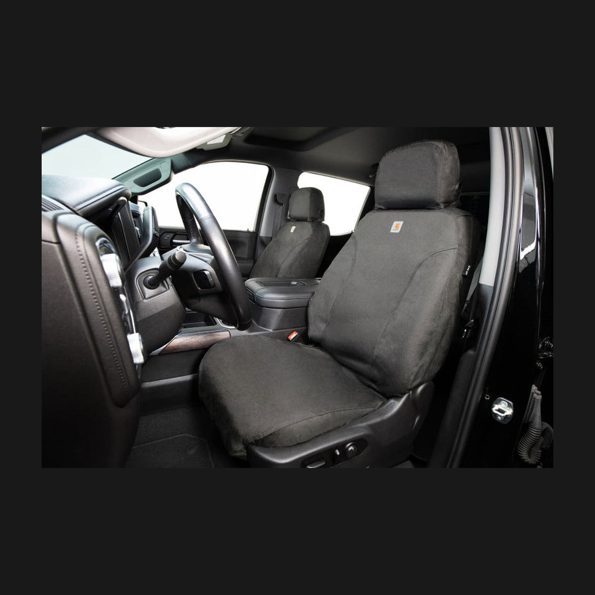 Covercraft Covercraft 19-25 Ford F250 F350 F450 Carhartt Super Dux SeatSaver Second Row Custom Seat Cvr-Gravel