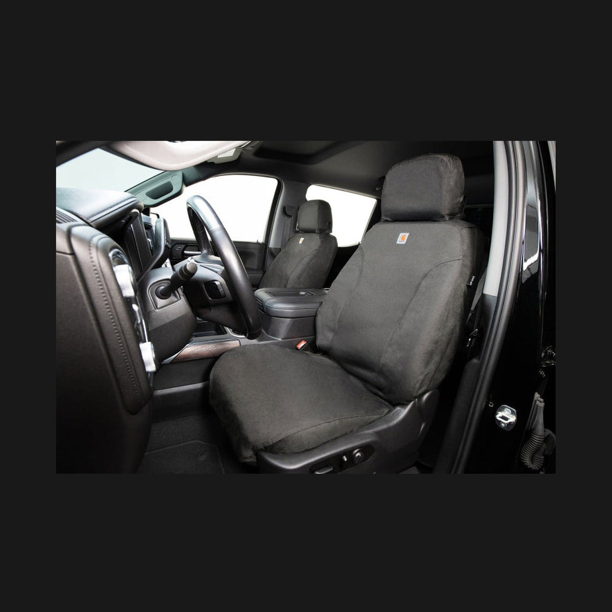 Covercraft Covercraft 19-25 Ford F250 F350 F450 Carhartt Super Dux SeatSaver Second Row Custom Seat Cvr-Gravel