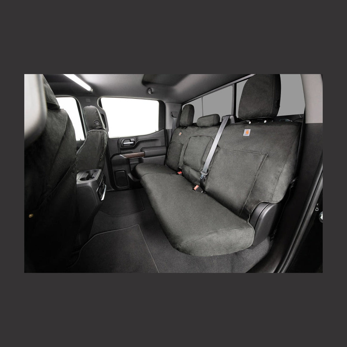 Covercraft Covercraft 19-25 Ford F250 F350 F450 Carhartt Super Dux SeatSaver Second Row Custom Seat Cvr-Gravel
