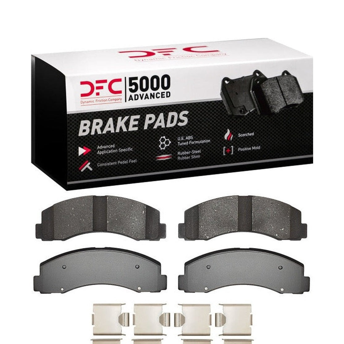 DFC DFC 10-21 Ford F-150 RWD Front 5000 Advanced Ceramic Brake Pads and Hardware Kit
