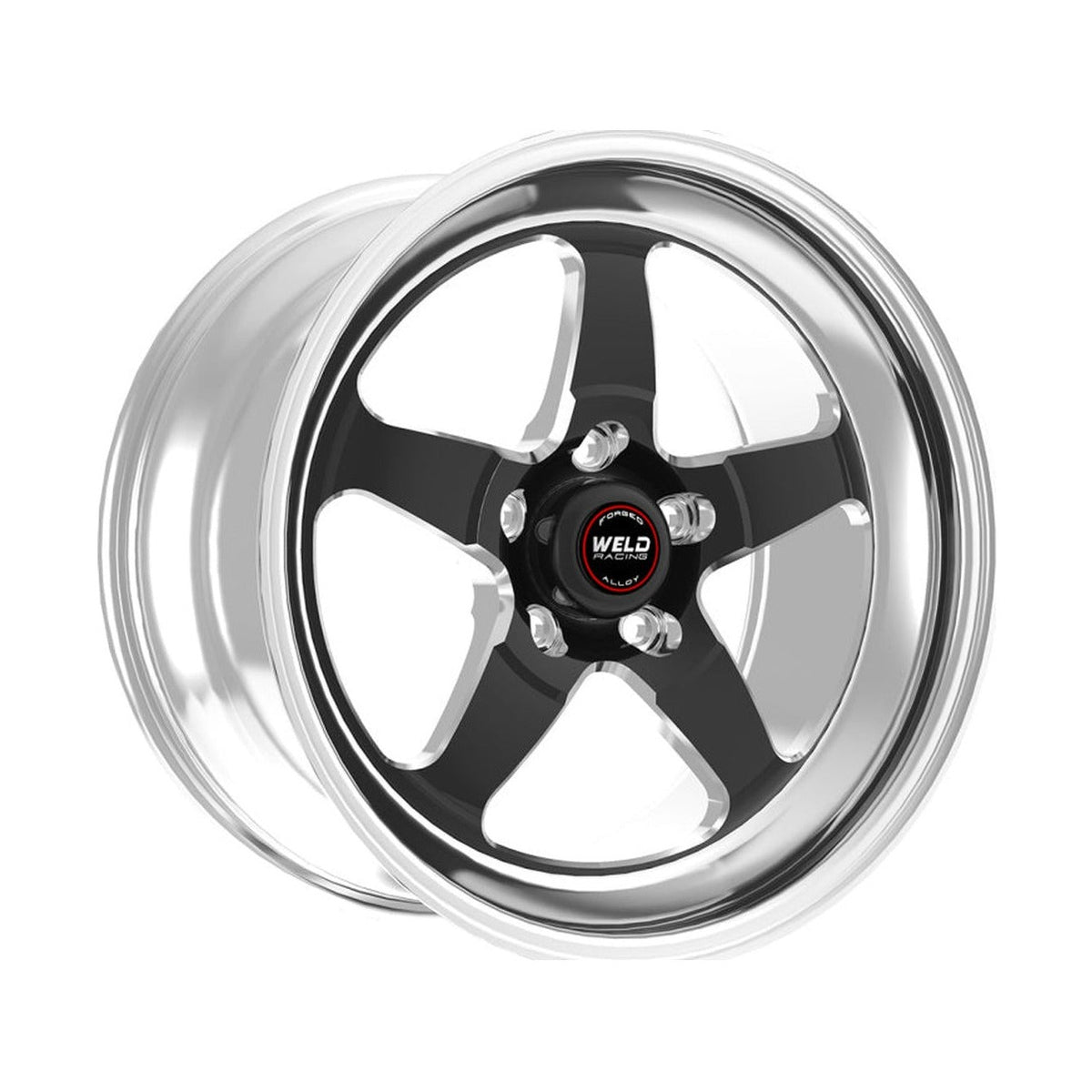 Weld Weld S71 18x9 / 5x4.5 BP / 6.1in. BS Black Wheel (High Pad) - Non-Beadlock