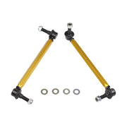 Whiteline Whiteline 05+ Mustang Coupe 8cyl (Inc Shelby GT/ GT500) Front Swaybar Link Kit H/Duty Adj Steel Ball