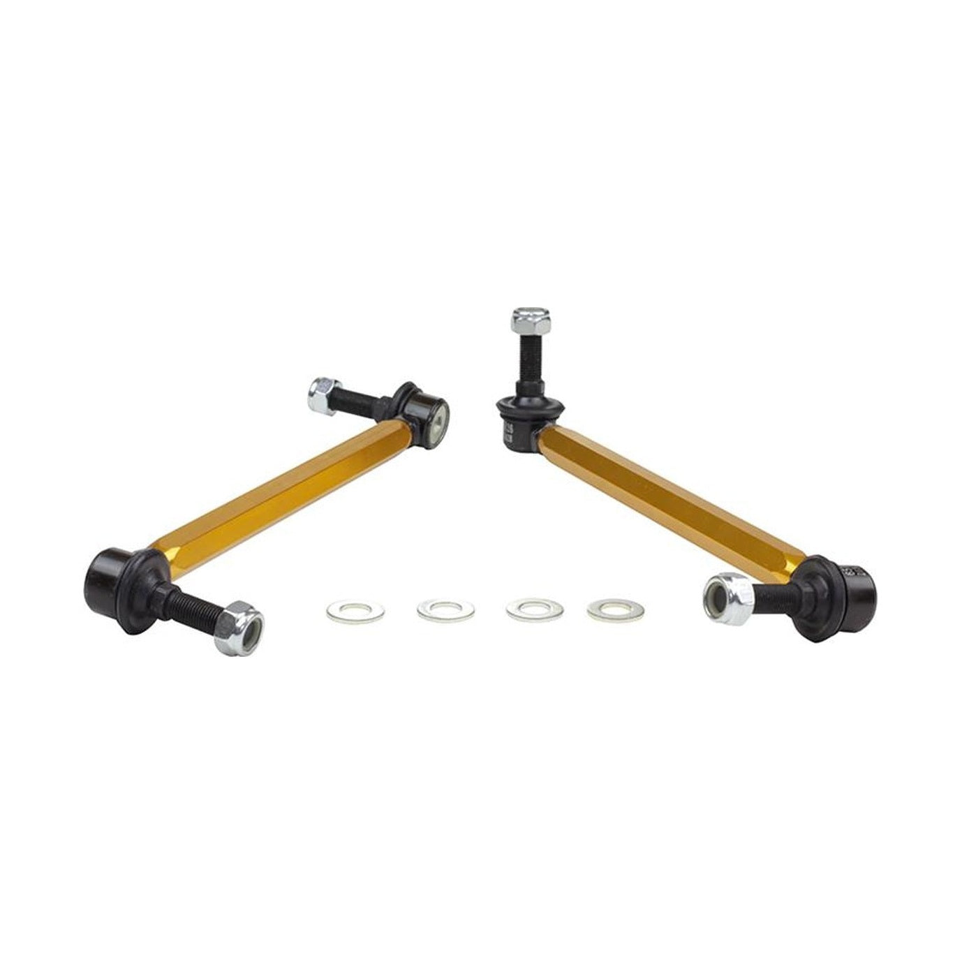 Whiteline Whiteline 05+ Mustang Coupe 8cyl (Inc Shelby GT/ GT500) Front Swaybar Link Kit H/Duty Adj Steel Ball