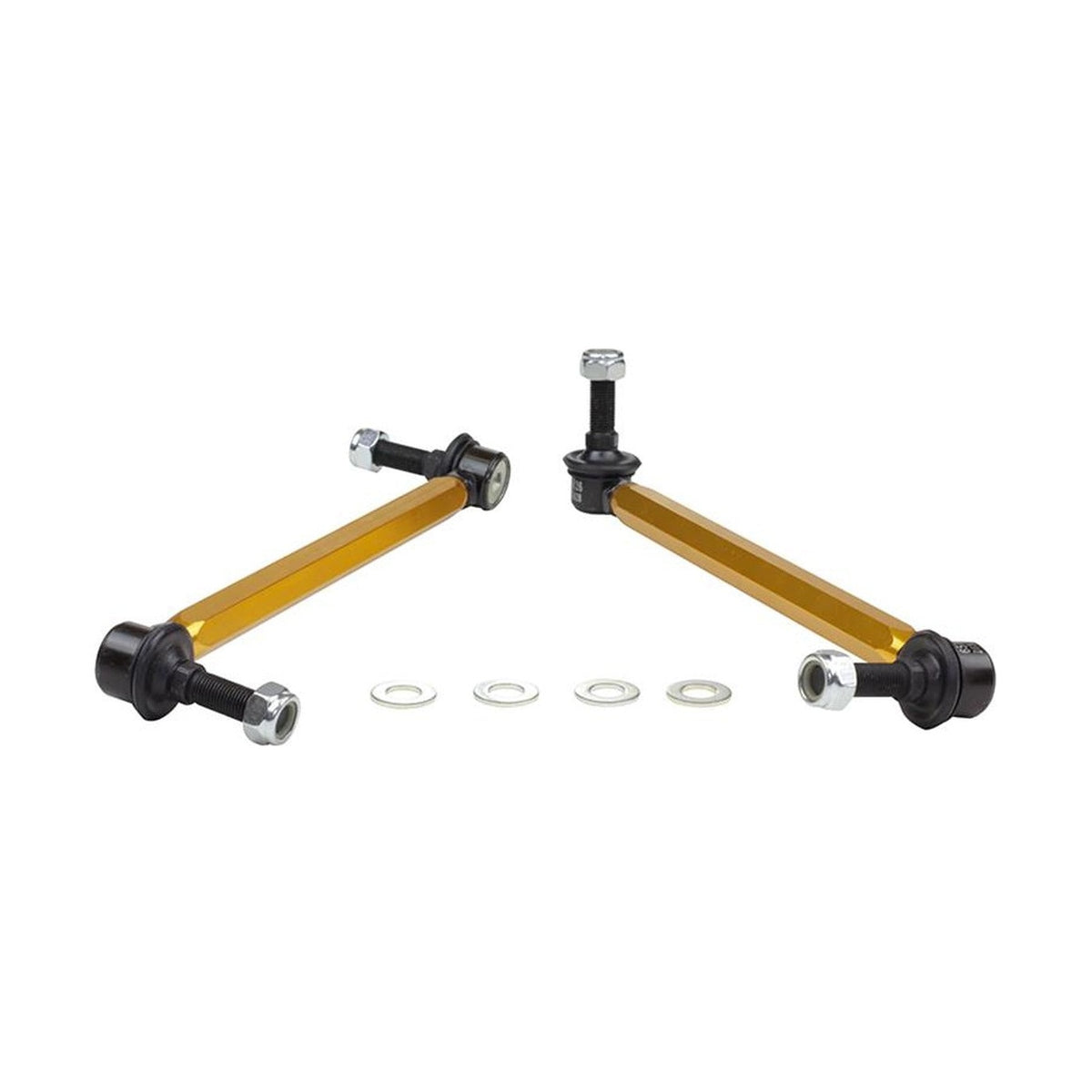 Whiteline Whiteline 05+ Mustang Coupe 8cyl (Inc Shelby GT/ GT500) Front Swaybar Link Kit H/Duty Adj Steel Ball