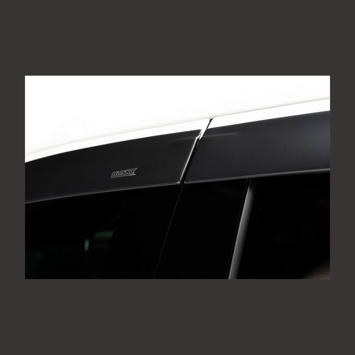 Husky Liners Husky Liners 15-25 Ford F-150 CC & 17-25 F-250/350/450 SD CC Ventvisor Low Pro (4pc) - Matte Blk, installed