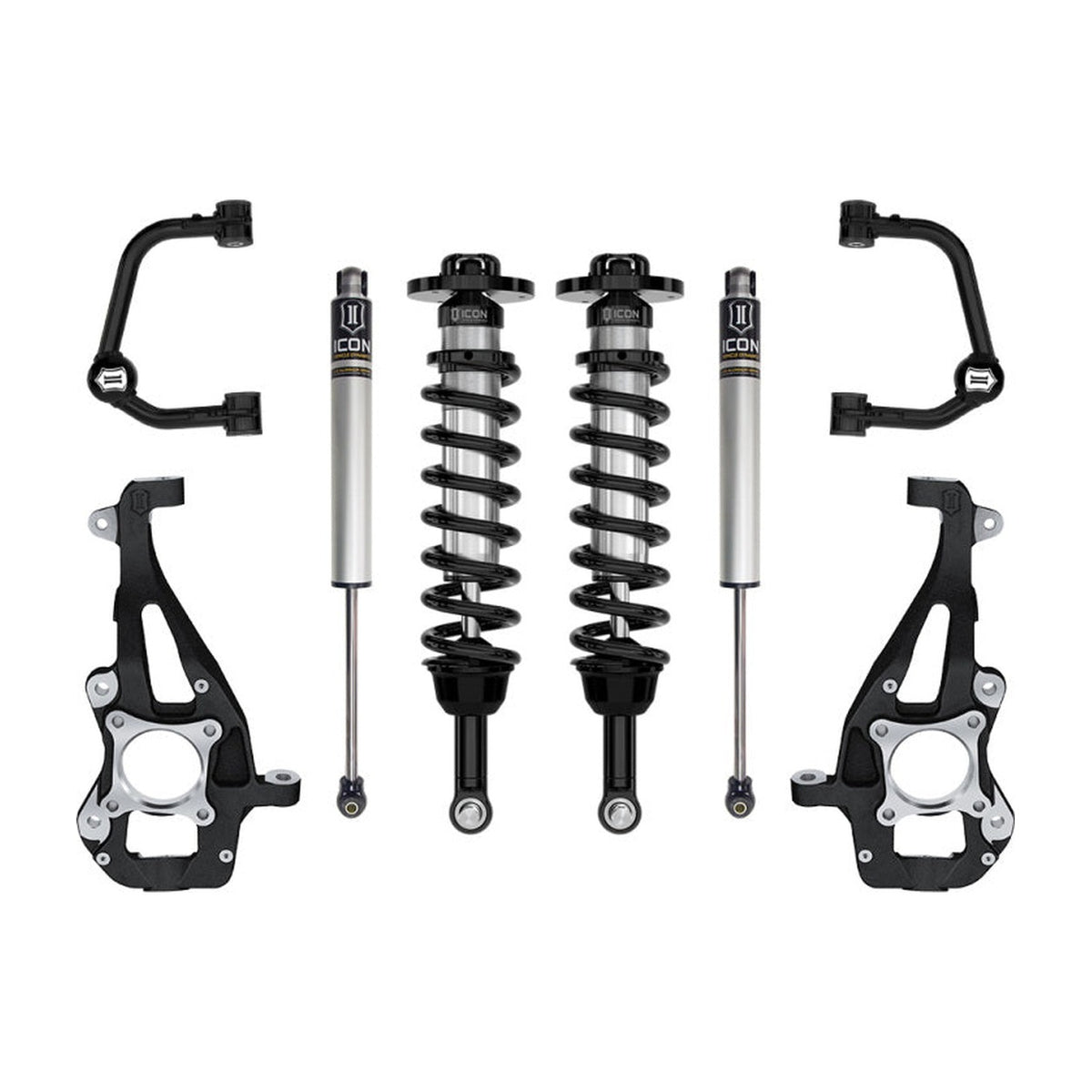 ICON ICON 21-23 Ford F150 4WD 3.5-4.5in Stage 1 Suspension System With Tubular Upper Control Arms