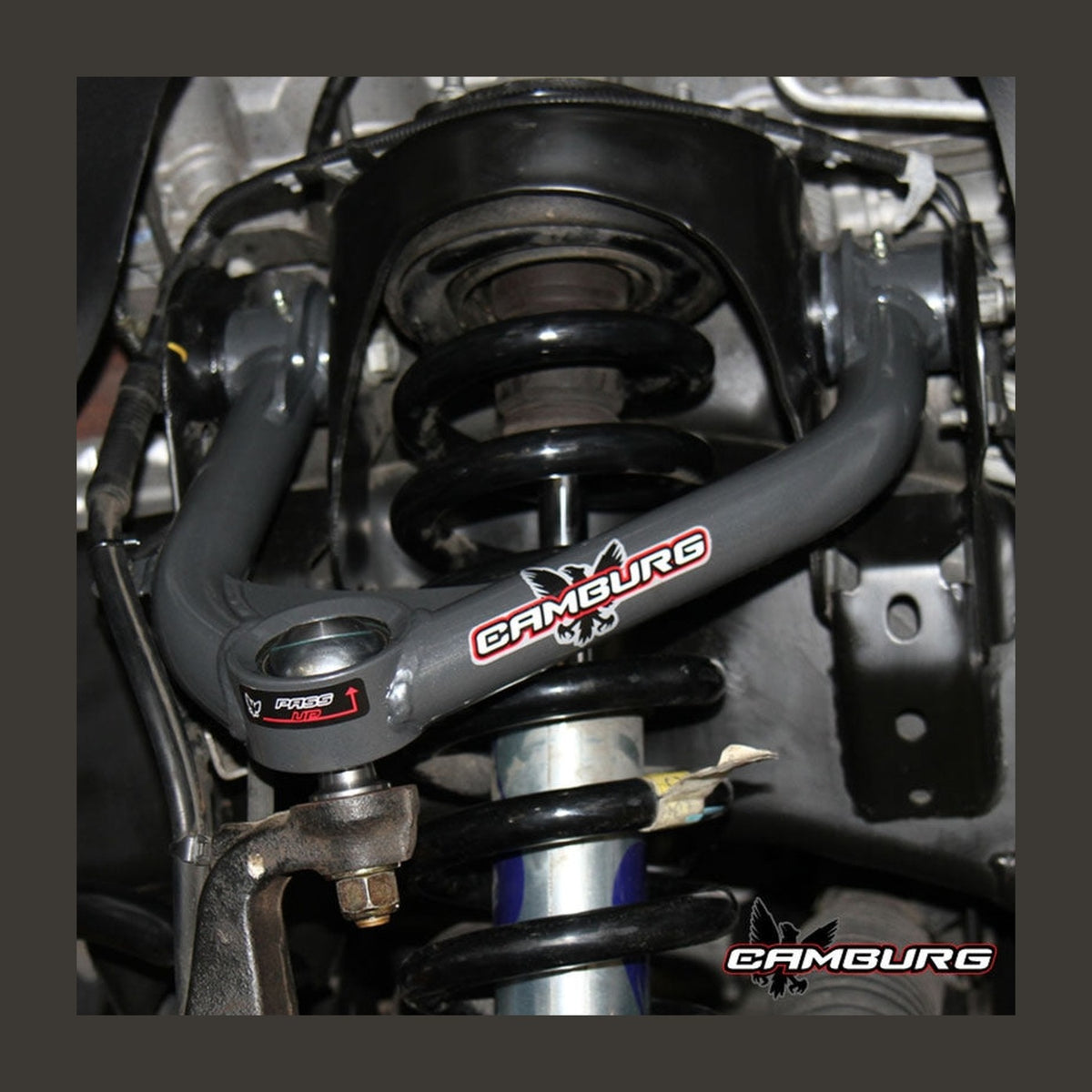 Camburg Camburg Ford Raptor 10-14 1.25in Performance Uniball Upper Arms, installed