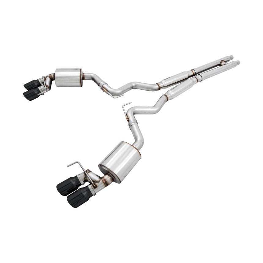 AWE Tuning AWE Tuning 2018+ Ford Mustang GT (S550) Cat-Back Exhaust - Touring Edition (Quad Diamond Black Tips)