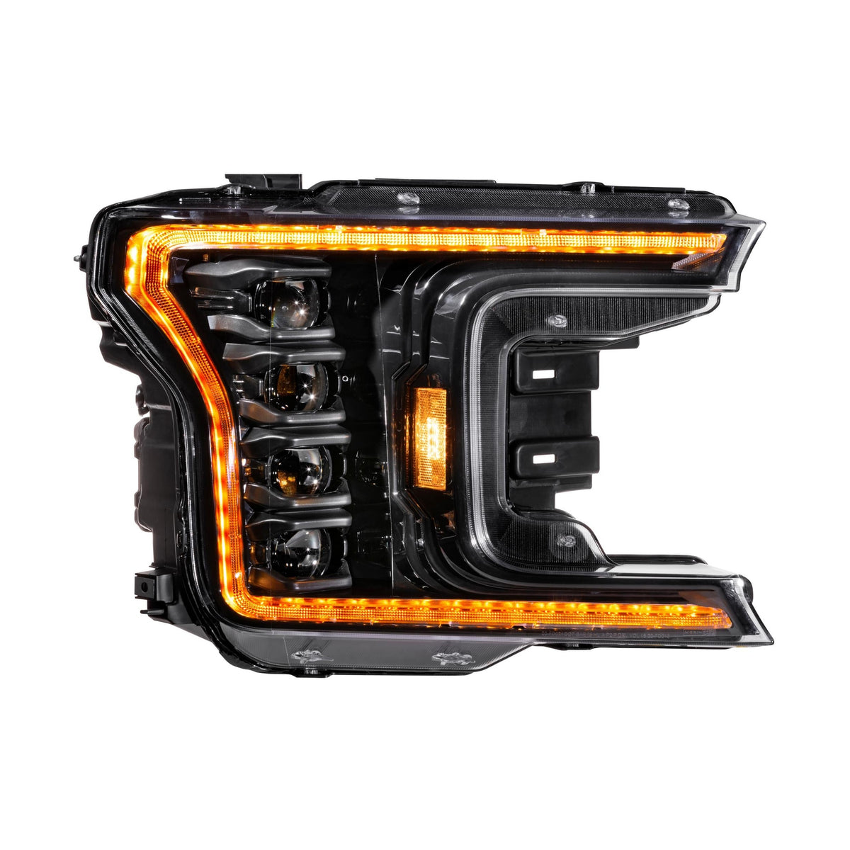 XB LED Headlights: Ford F-150 (18-20 / Amber DRL / Set)