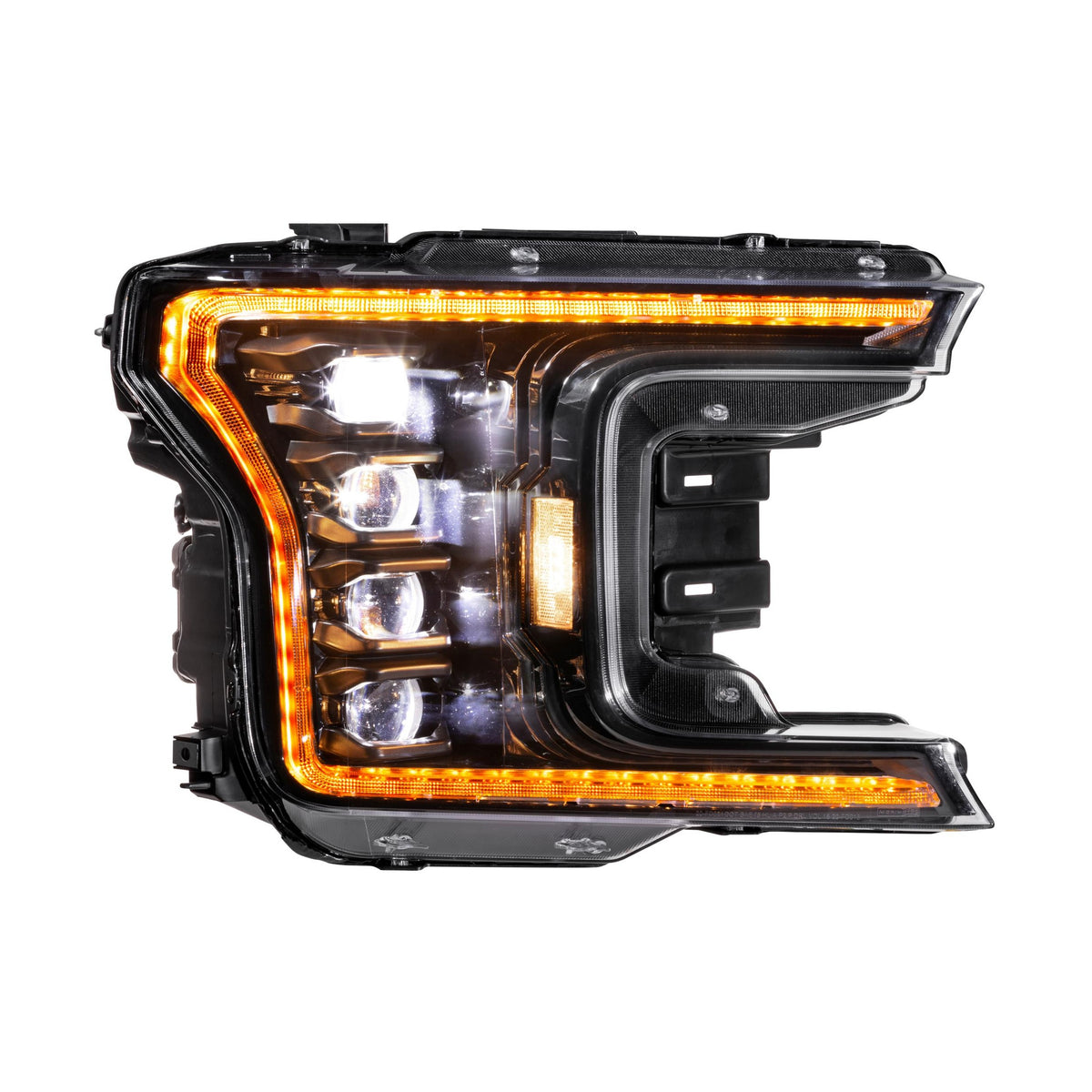 XB LED Headlights: Ford F-150 (18-20 / Amber DRL / Set)