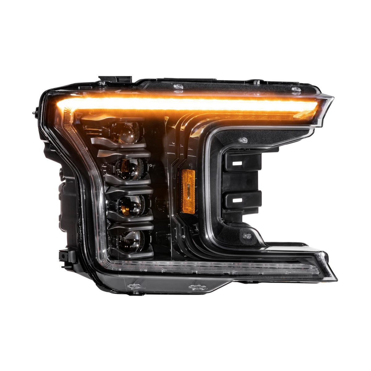 XB LED Headlights: Ford F-150 (18-20 / Amber DRL / Set)