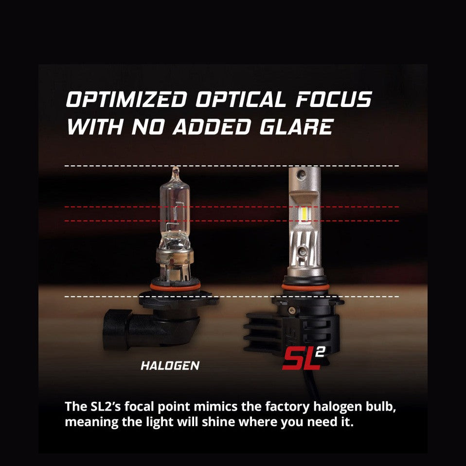 Diode Dynamics Diode Dynamics 9005/9011/H10 White SL2 LED Bulbs (pair)