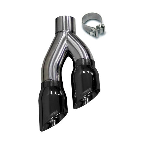 CORSA Performance Corsa 1999-2006 Universal Stainless Steel Twin 4.0in Black PVD Pro-Series Tip