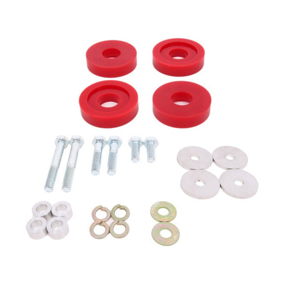 BMR Suspension BMR 15-17 S550 Mustang Differential Lockout Bushing Kit (Polyurethane) - Red