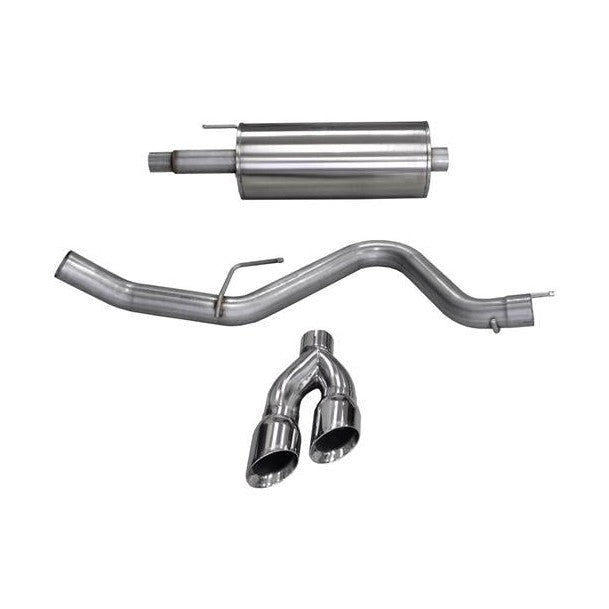 CORSA Performance Corsa 15-20 Ford F-150 5.0L V8 (Super Crew Cab) Polished Sport Single Side Dual 4in Tips CB Exhaust