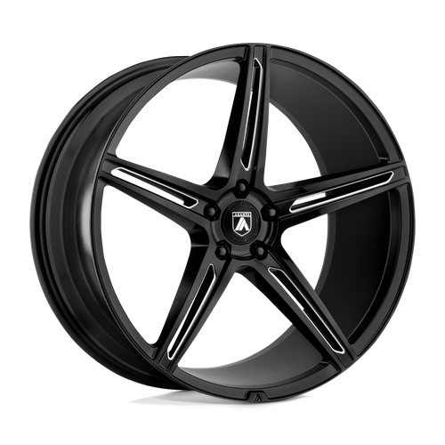 Asanti Black ABL-22 ALPHA 5 20x9 Gloss Black Milled 5x114.3 35mm